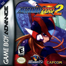 Rockman Zero 2 box art for GameBoy Advance